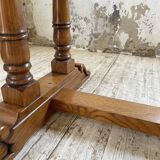 3m oak table from 1950 with its extensions