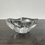 Crystal design catchall signed Daum France
