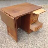 Vintage desk from the 1950s, medium oak