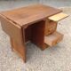 Vintage desk from the 1950s, medium oak