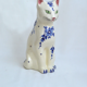 Hand-painted ceramic cat