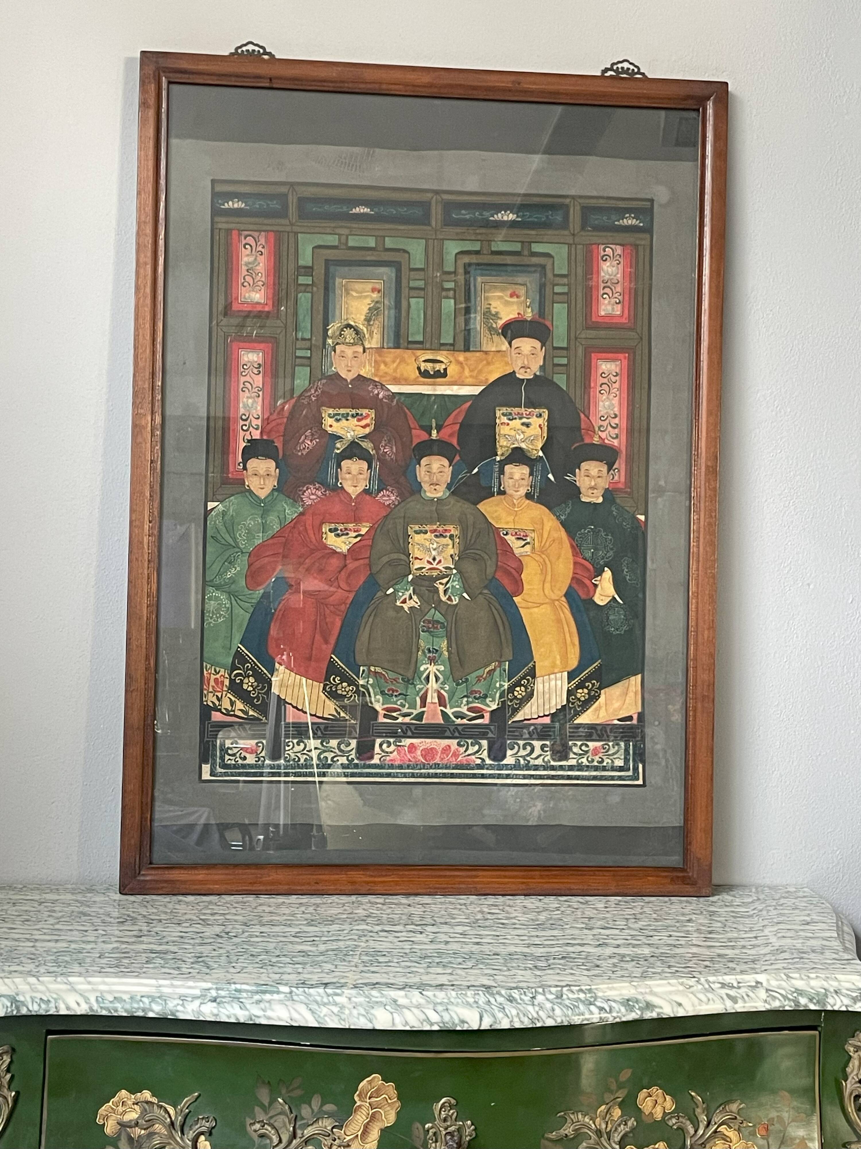 Chinese Family Painting