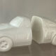 Pair of vintage ceramic car bookends