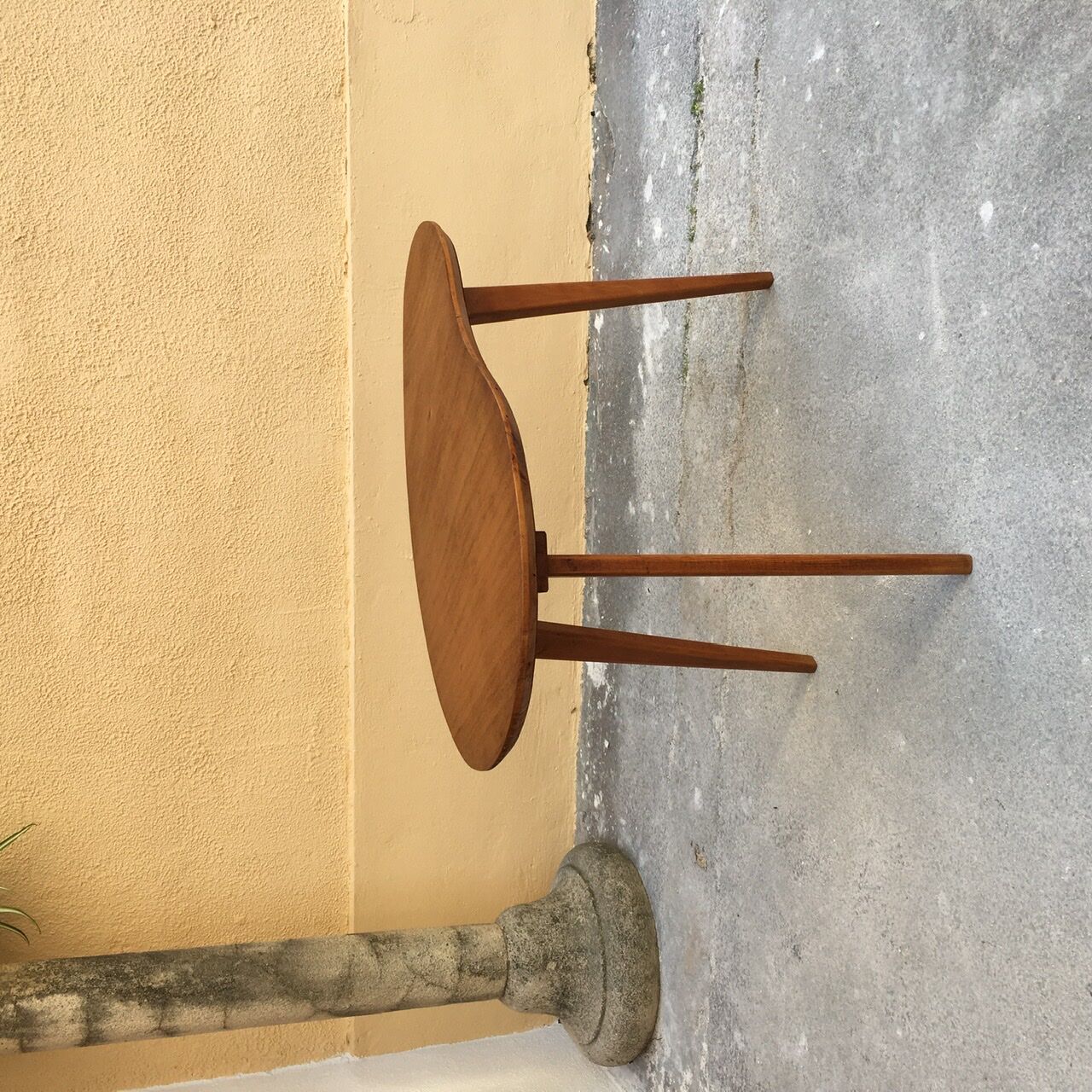 Vintage tripod coffee table