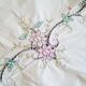 Antique embroidered tablecloth 254x166