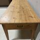 Old solid wood table – bread bin
