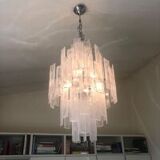Lustre en verre de murano « listelli alabastro »