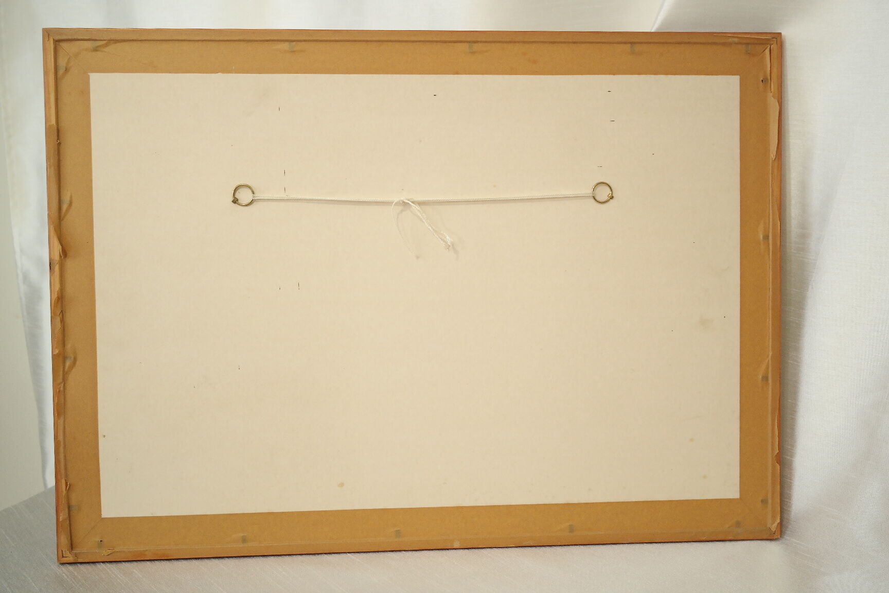 Numbered watercolor lithograph painting "the cane harvest"