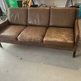 Danish leather sofa