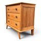 Commode rénovée, années 60