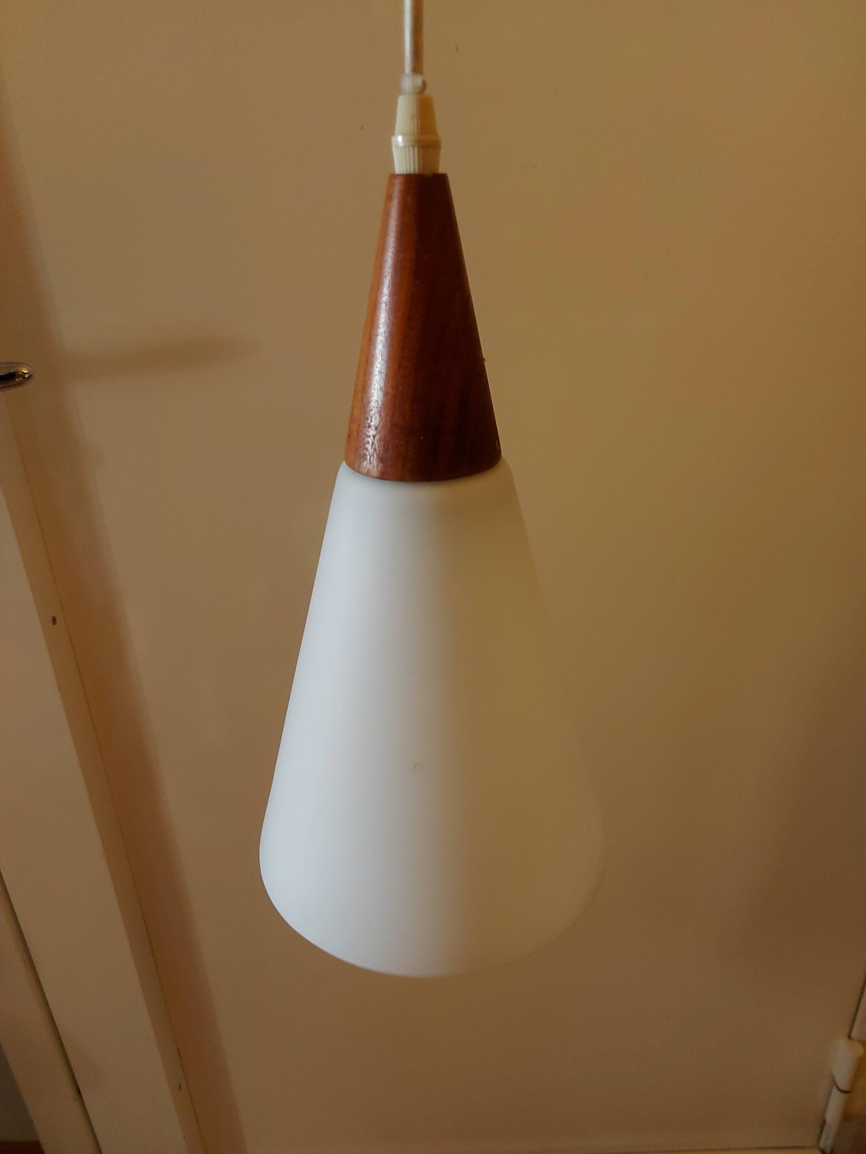 Chandelier, philips pendants, louis kalf