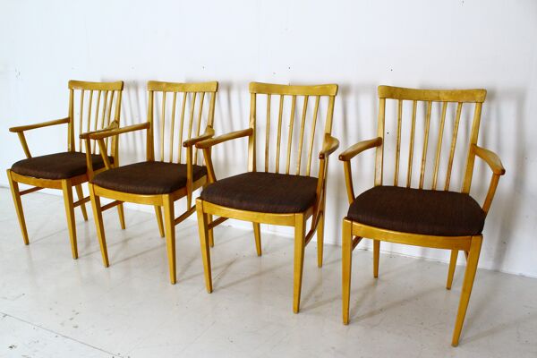 Set de 4 chaise  par Carl Malmsten pour Afor Mobelfabrik