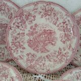10 assiettes plates anciennes