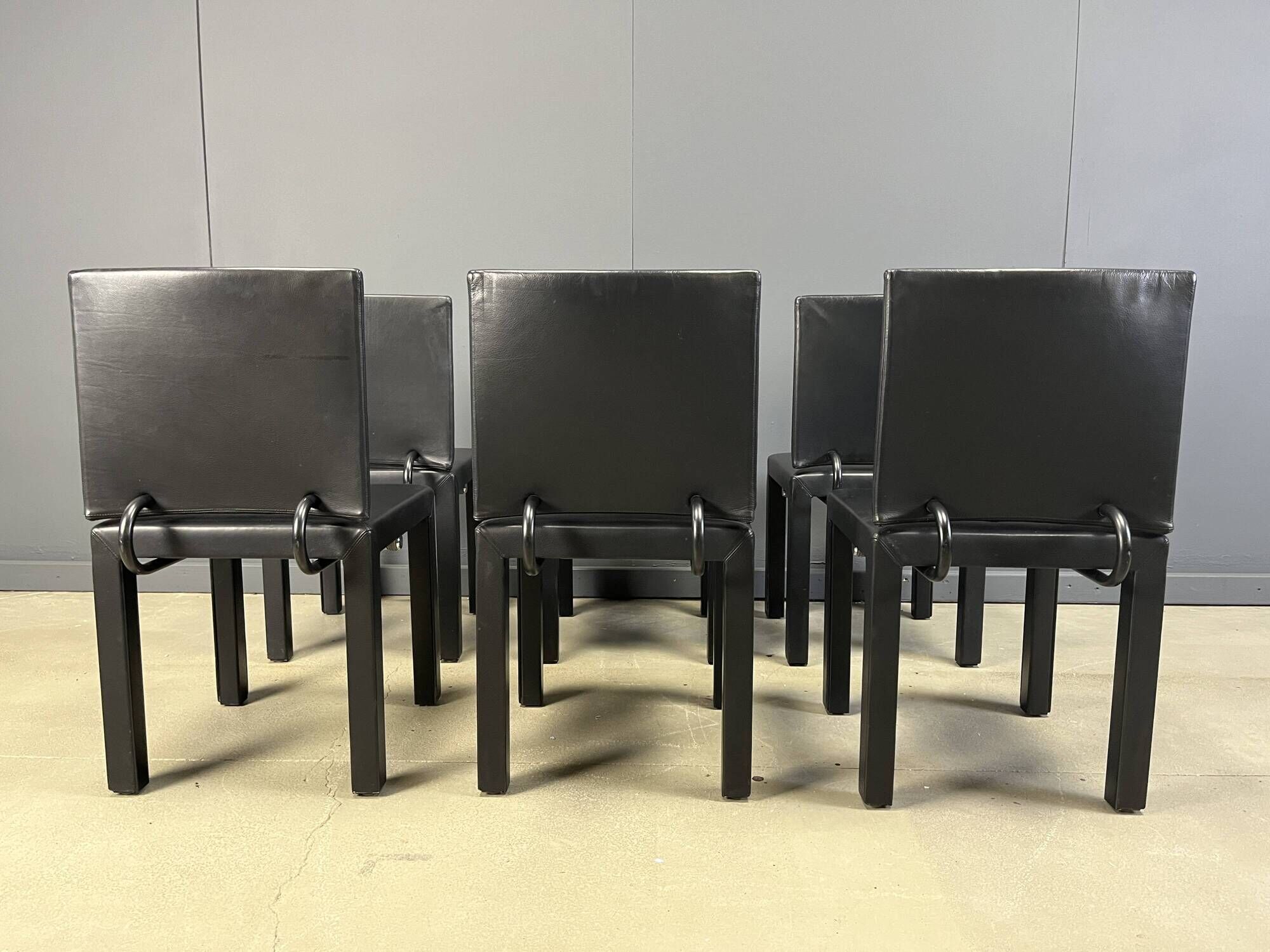 Arcadia dining chairs by Paolo Piva for B& B Italia set of 6