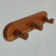 Wall hook in pine – 1970s – "Les Arcs" style
