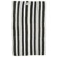 1970s Vintage Turkish Oushak Handmade  White Black Runner Rug  182x296