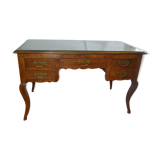 Oak with 5 drawers desk