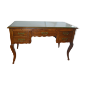 Oak with 5 drawers desk