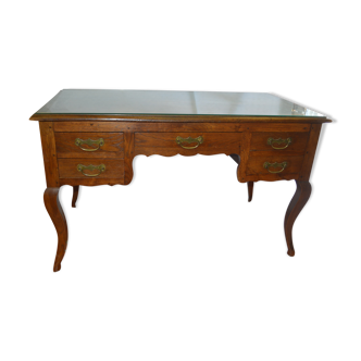 Oak with 5 drawers desk