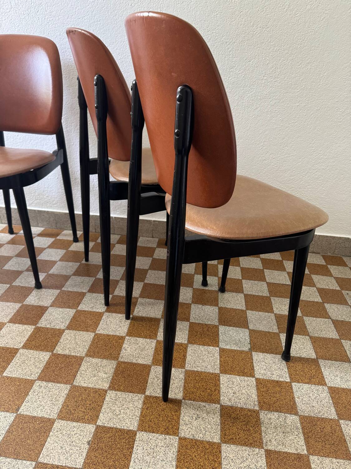 Baumann Pegasus chairs from the 60s (X4)
