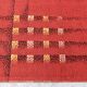 Rare vintage "reconstruction" rug, 1950s