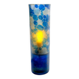 Vintage 1970s bubble patterned resin cylindrical lamp in perfect condition