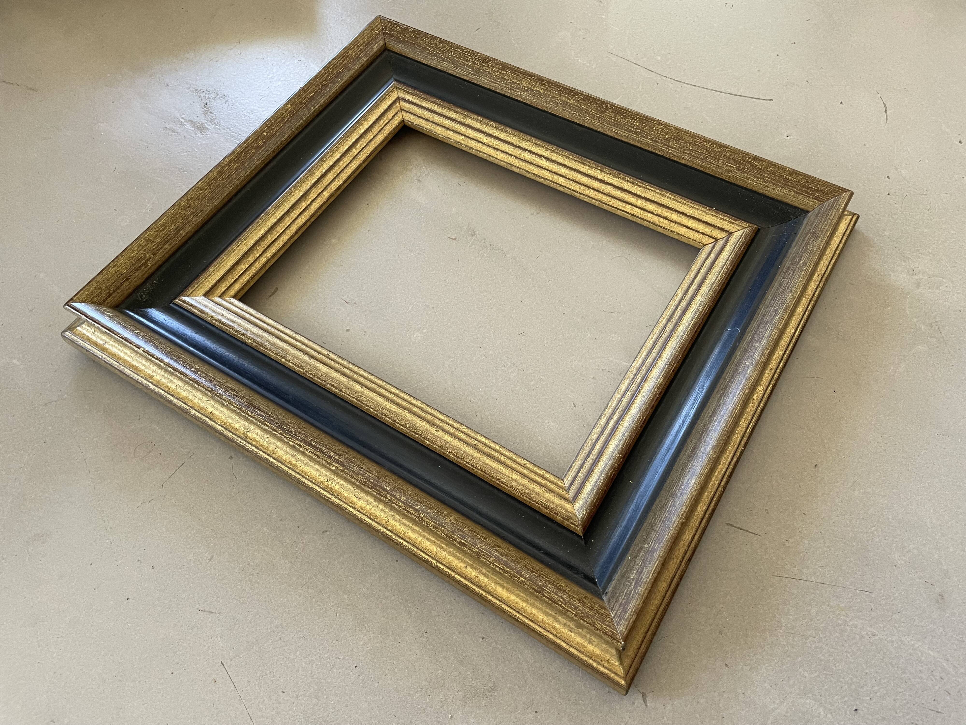 Old gold and black frame