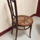Chaise bistrot ancienne cannée