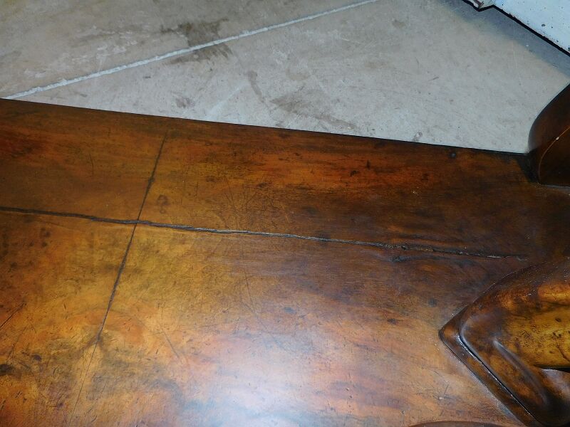 Console in mahogany of the 19th