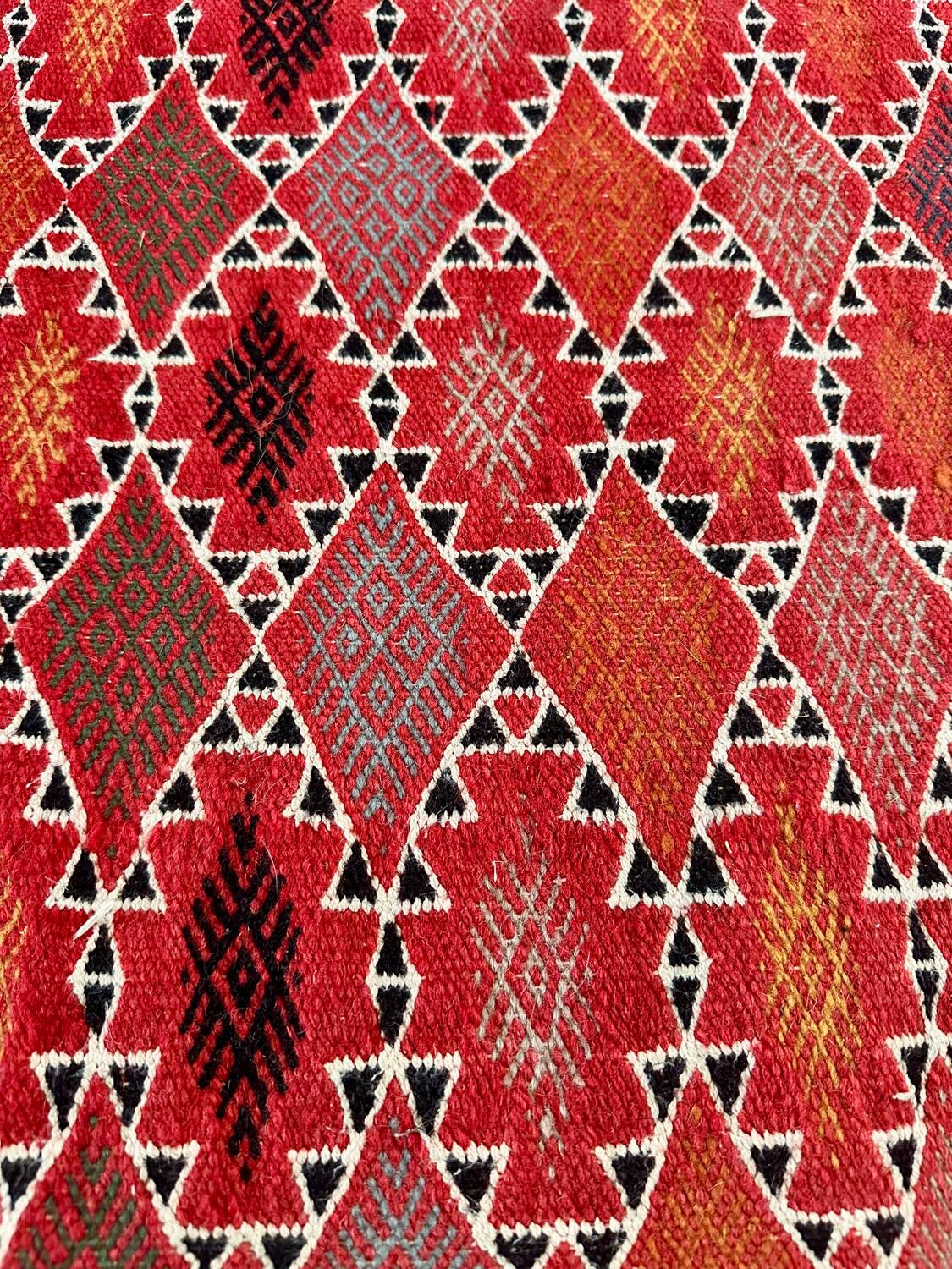 Vintage handmade kilim rug 113x200