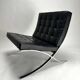 Barcelona Lounge Chairs attributed to Mies Van Der Rohe for Knoll International, 1980s, Set of 2