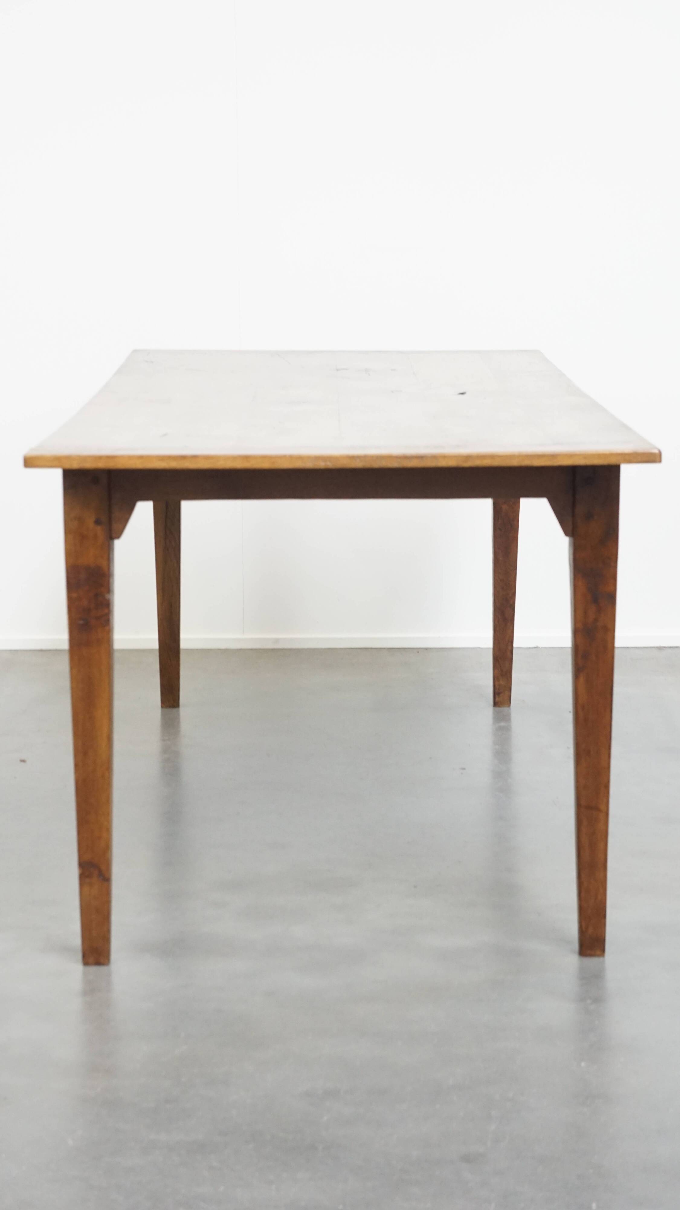 Antique French Oak Dining Table for 6 to 8 People