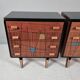 Tables de chevet, années 1970, ensemble de 2
