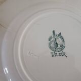 2 iron earthenware plates Moulin des Loups and Hamage