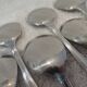 12 silver-plated ice cream scoops, goldsmith Ravinet Denfert st art deco 14cm