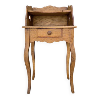 Petit meuble d’appoint en bois massif  - style Louis XV