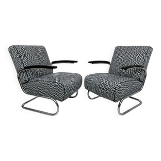 Bauhaus armchairs Fa Slezák Fn 24 / Thonet S 411