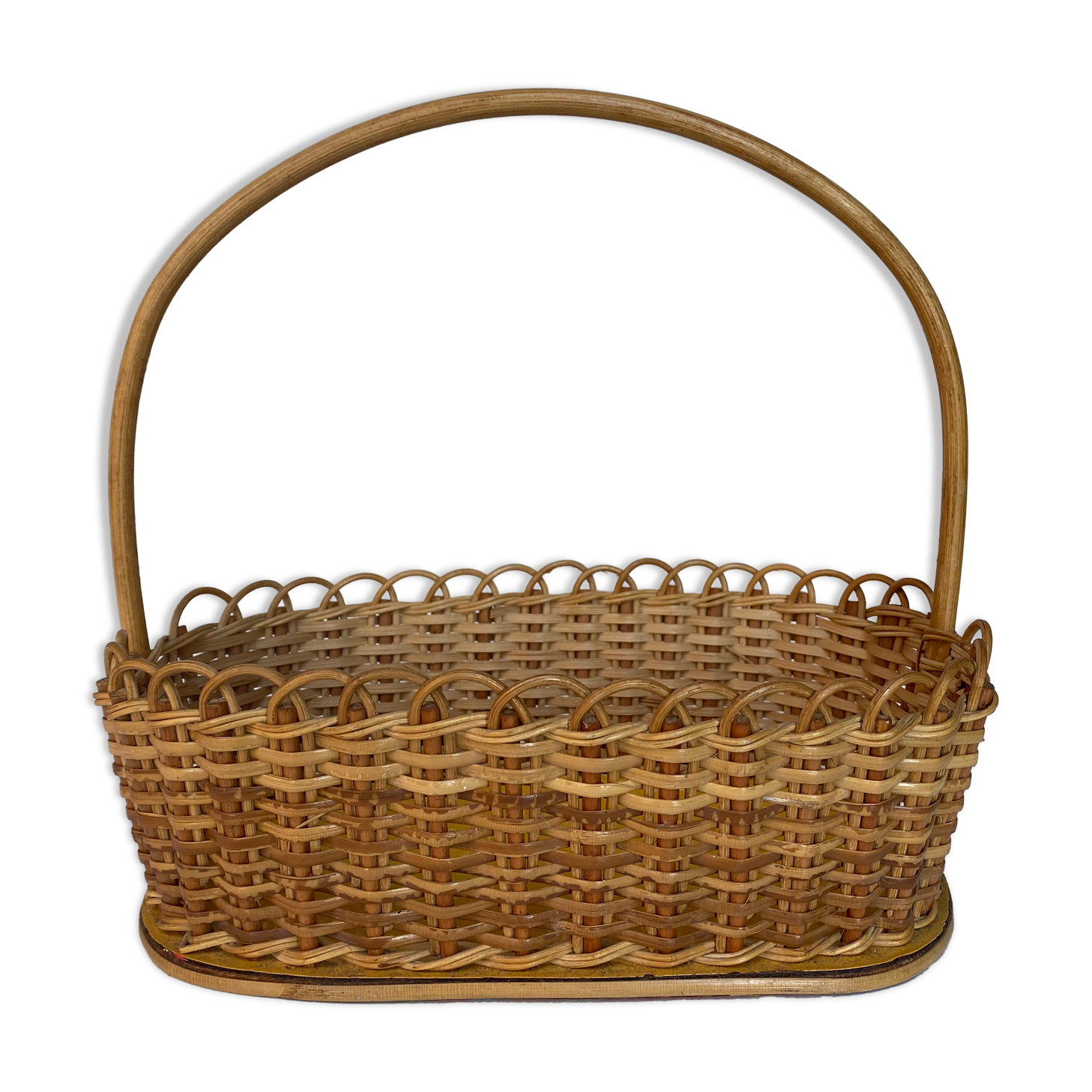 Vintage wicker basket