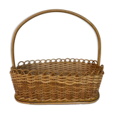 Vintage wicker basket