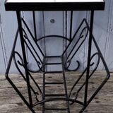 Table d'appoint porte revue en céramique