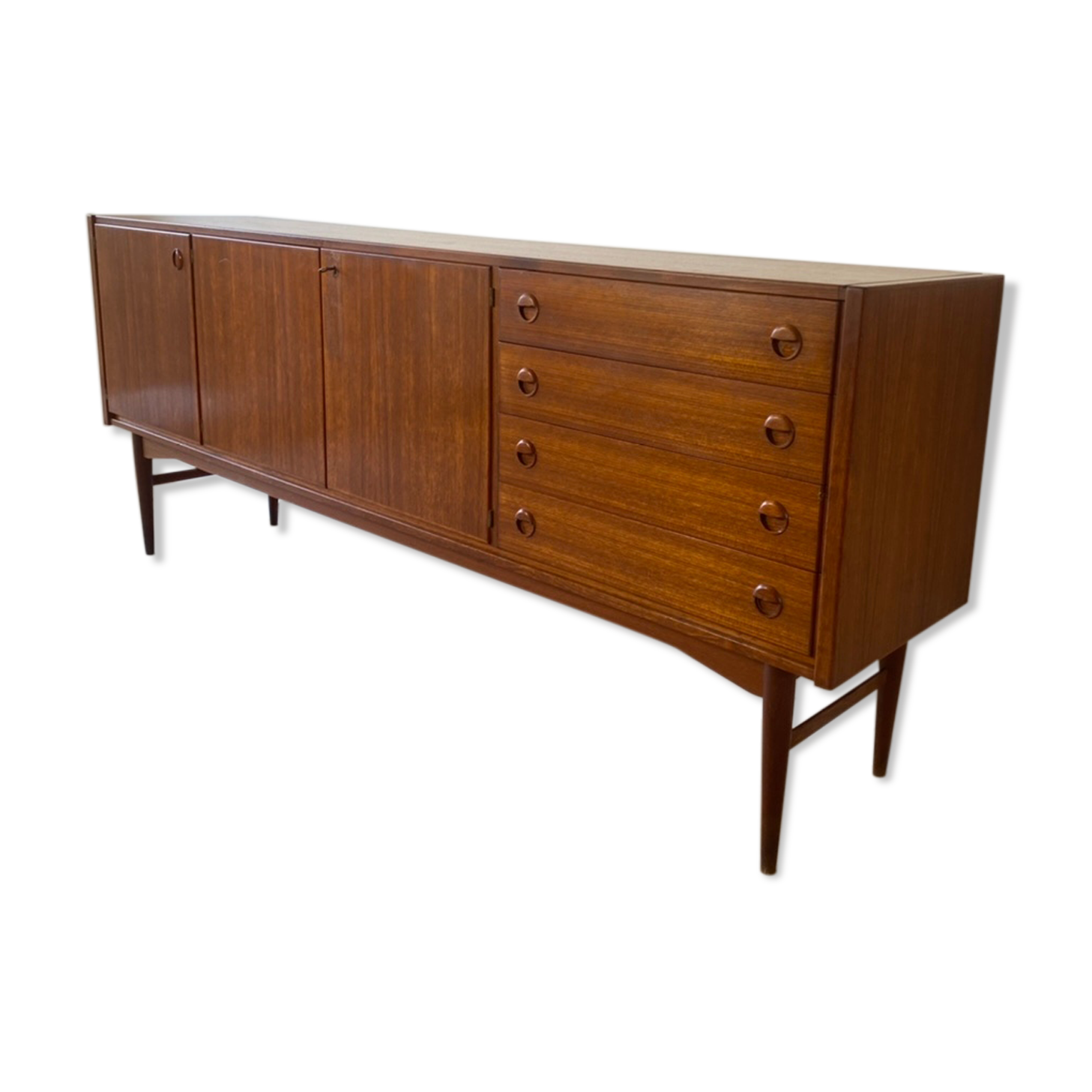 Scandinavian teak row