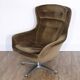 Vintage Scandinavian velvet armchair 1970
