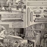 Lithograph engraving on the bakery of 1897