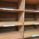Meuble casier en bois 1960