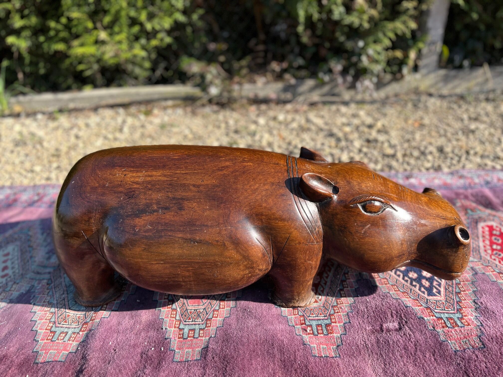 Hippopotamus bench 1950
