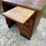 Vintage oak desk 4 drawers