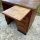Vintage oak desk 4 drawers