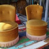 2 ottoman armchairs