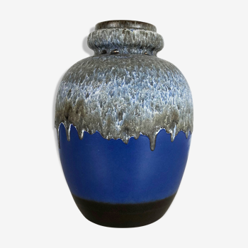 Vase en céramique multicolore 286-42 fabriqué par Scheurich, années 1970