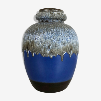 Pottery fat lava multicolor 286-42 vase made by Scheurich, 1970s